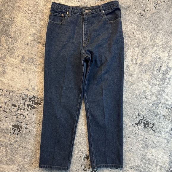 Levi's Other - Vintage 90s Levi's 505 Straight Denim Jeans Dark‎ Wash Size 33W 30L Short